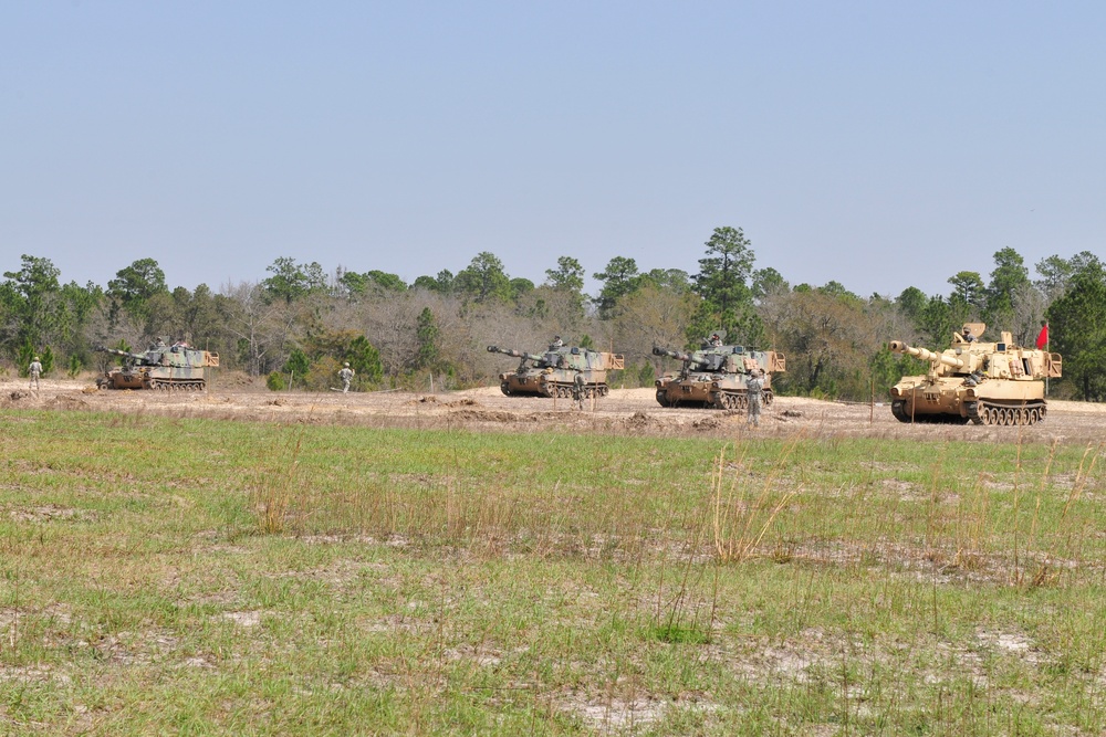 178th FA does manual gunnery