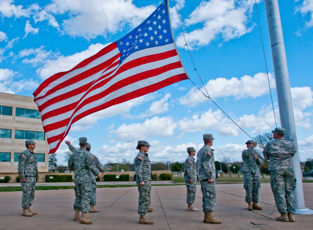 Fort Hood honors Old Glory every day