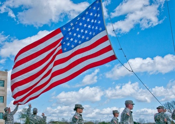 III Corps and Fort Hood honor the National Colors every day
