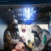 Simulated decontamination of a casualty