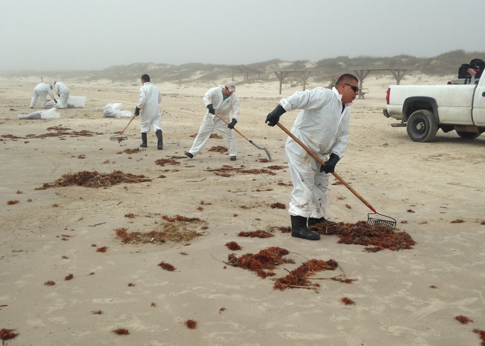 North Padre Island cleanup
