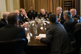 Gen. Martin E. Dempsey meets with senior members of the Institute for National Security Studies in Jerusalem