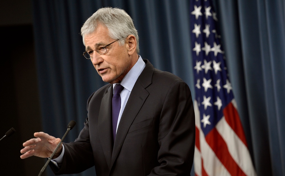Hagel Pentagon news briefing