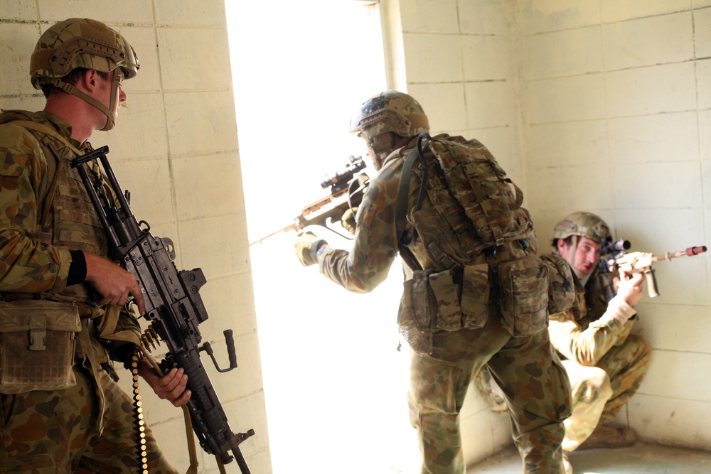 Australian Army outback boomhouse during Ssang Yong 14