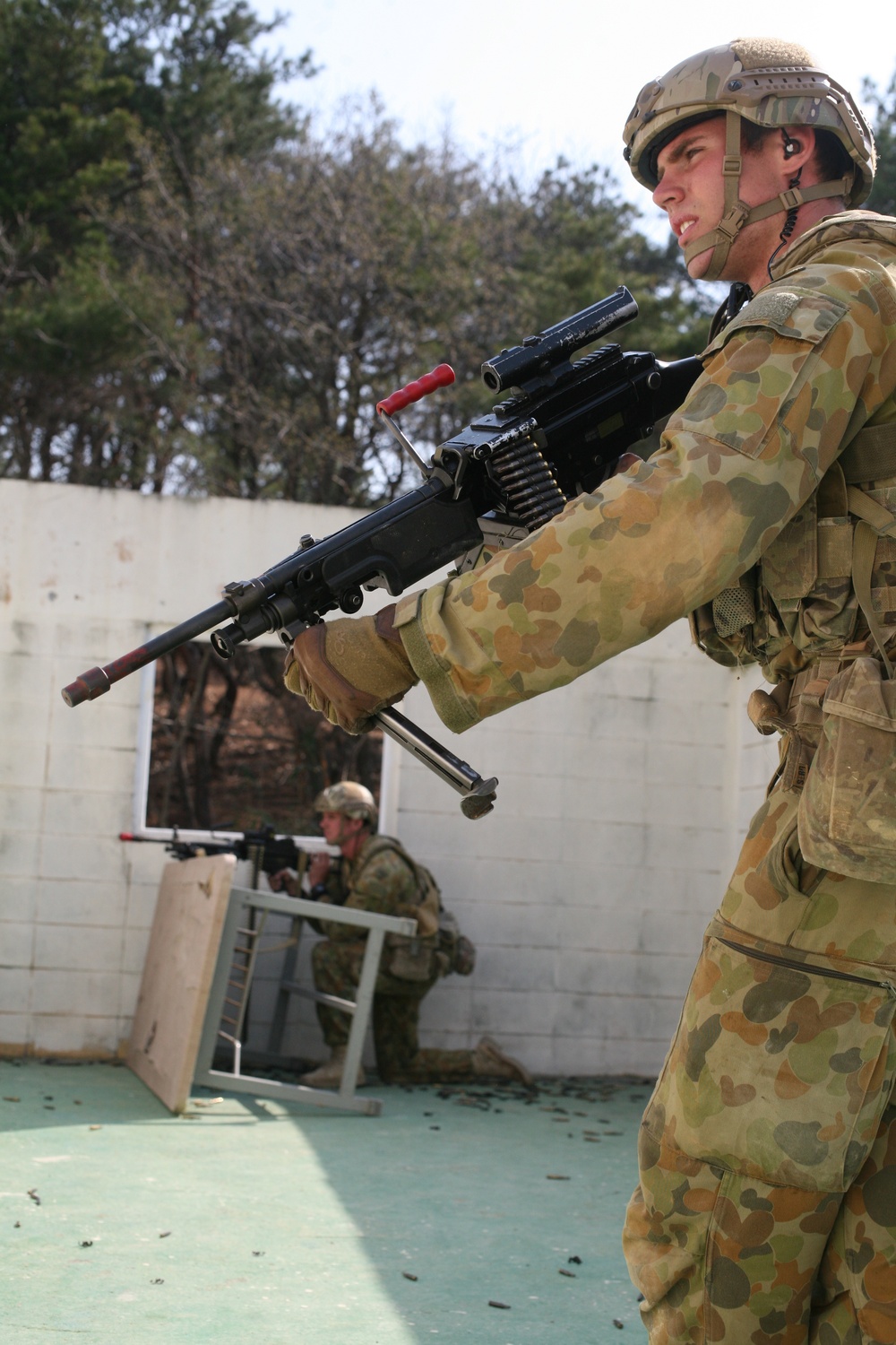 Australian Army outback boomhouse during Ssang Yong 14