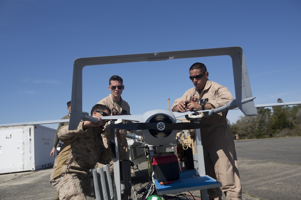 VMU-2 UAV Early Capability Flight