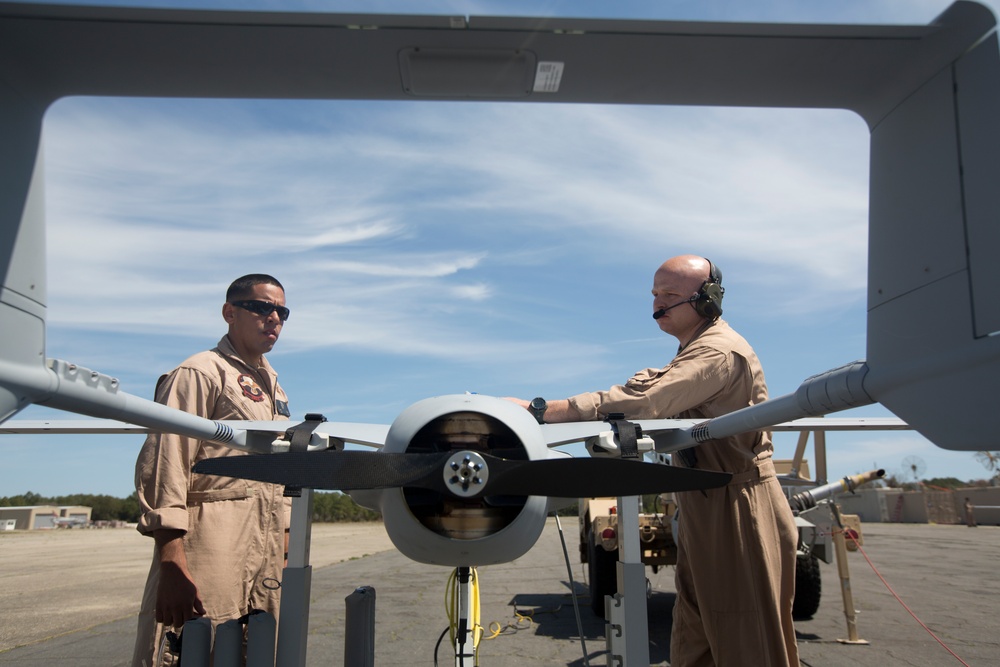 VMU-2 UAV Early Capability Flight