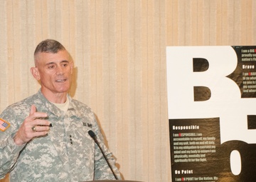 Senior leader shares lessons learned in 37-year career with 1st Inf. Div. Soldiers