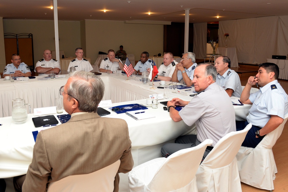 Texas National Guard and Chilean Armed Forces leaders meet for the Annual State Partnership Planning Meeting