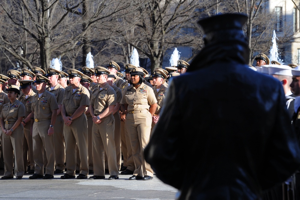 Chief petty officer birthday celebration at US Navy Memorial