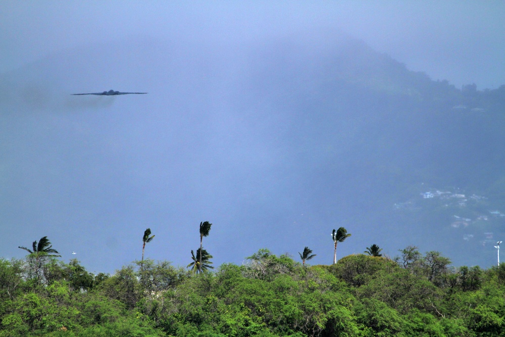 Bomber training flight