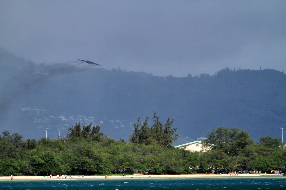 Bomber training flight