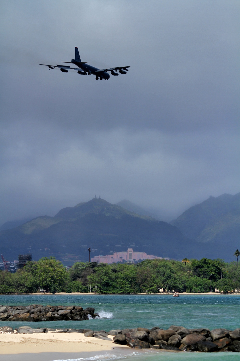 Bomber training flight