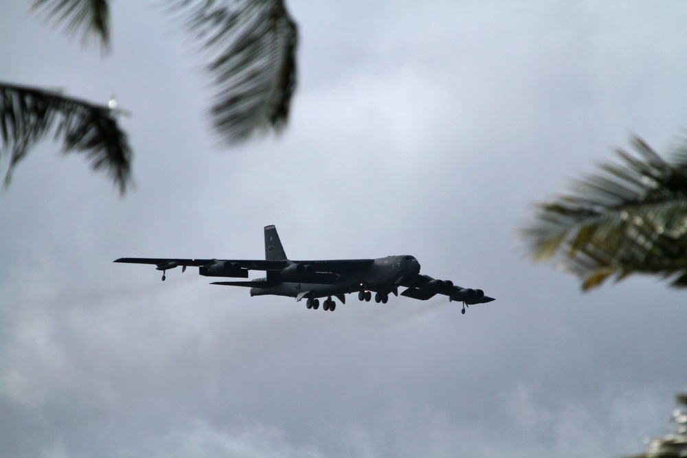 Bomber training flight