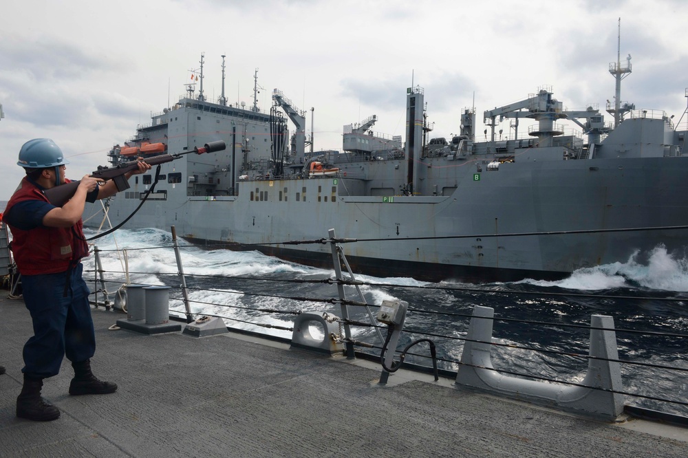 USS Lassen underway