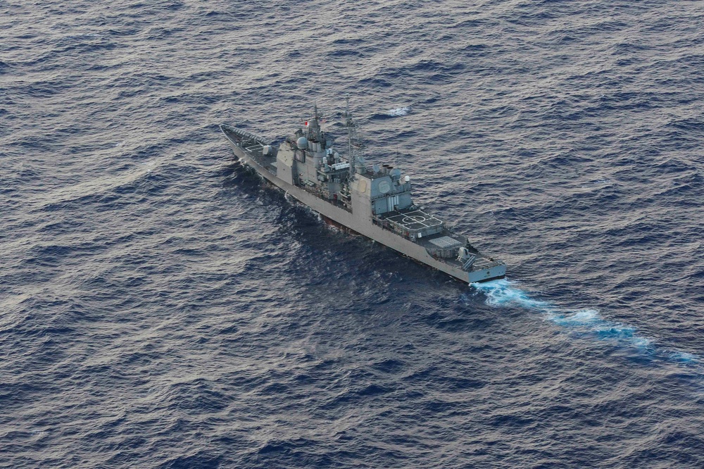 USS Shiloh participates in Multi-Sail 2014