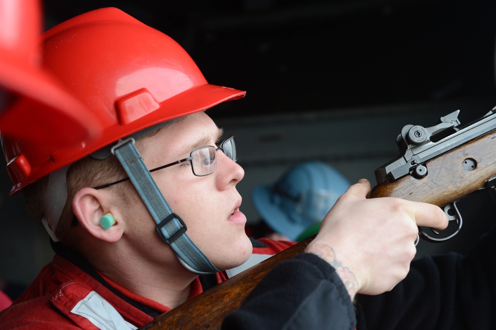 Replenishment aboard USS Bonhomme Richard