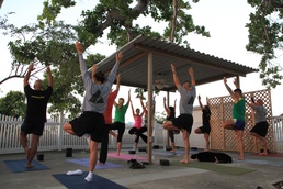 Yoga under the banyan tree: GTMO residents realize the benefits of an age-old practice in beautiful Cuba