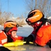 Coast Guard ice rescue training