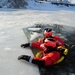 Coast Guard ice rescue training