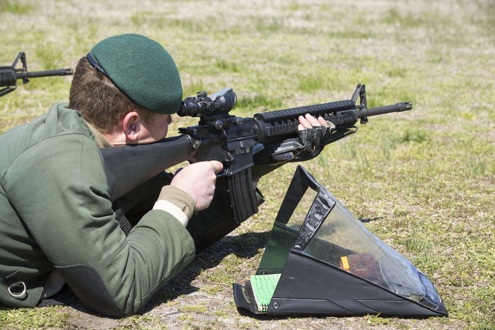 U.S., British Marines face off in shooting matches