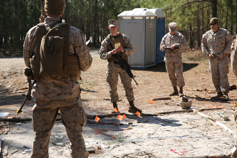 Logistics Officers Training Course field exercise is the final step to graduation
