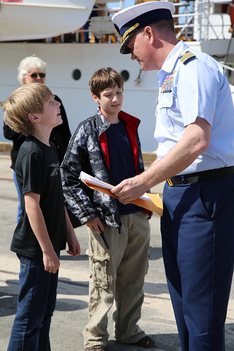 Historic Barque Eagle visits Morehead City