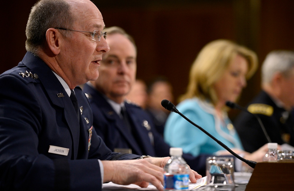 Secretary and Chief of Staff testify before the Senate Appropriations Committee - Defense, Air Force Posture 2015.
