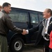 The Worshipful The Mayor of St. Edmundsbury, Councillor Ian Houlder visits the 493rd Fighter Squadron