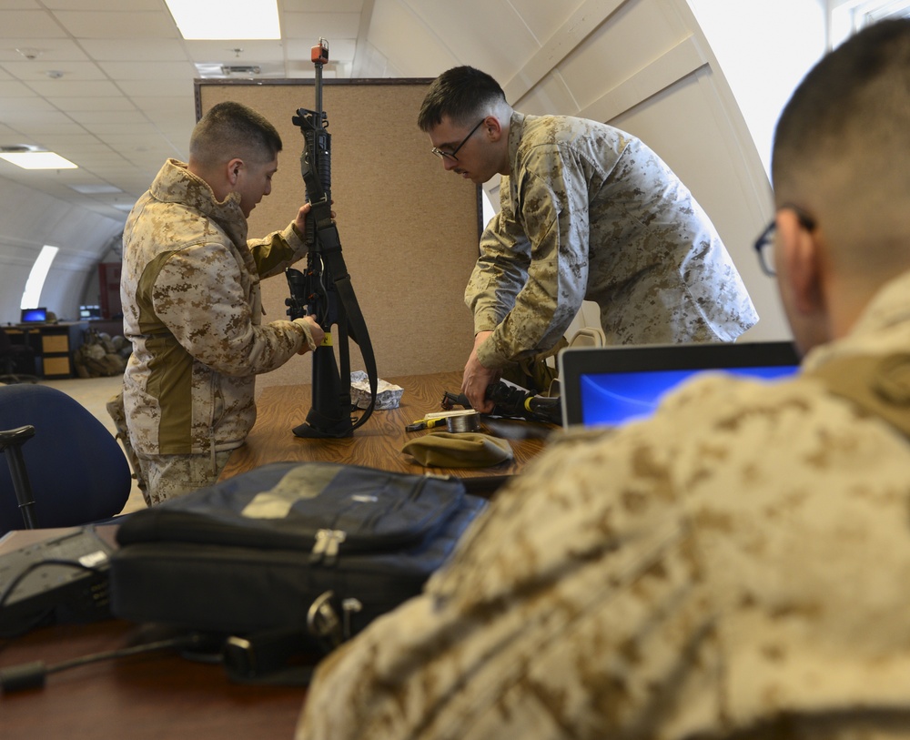 Finance Marines conduct field Op