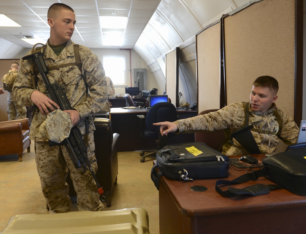 Finance Marines conduct field Op