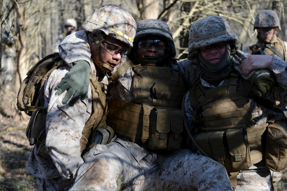 Finance Marines conduct field Op