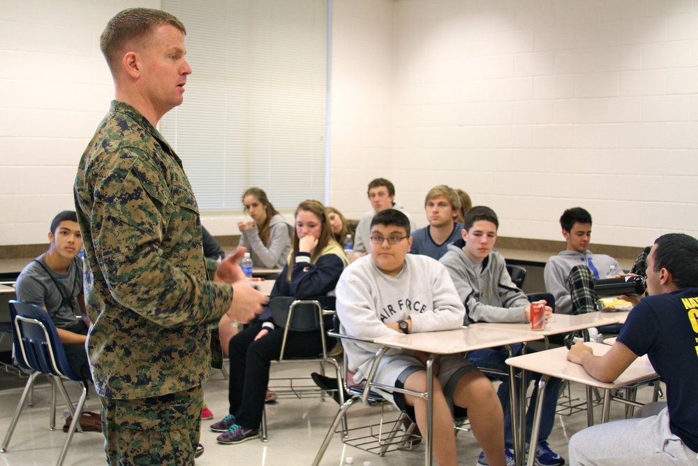 Marines host leadership academy at River Ridge