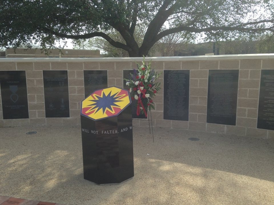 Wreath stands in honor of April 2nd victims