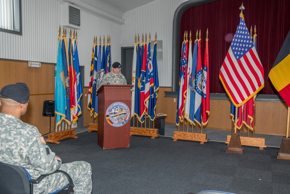 Assumption of responsibility USAG BENELUX