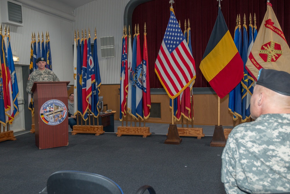 Assumption of responsibility USAG BENELUX