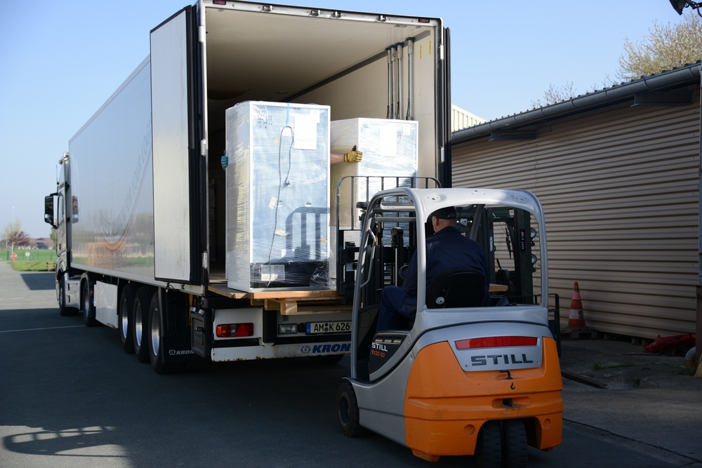 CFMO furniture unloading