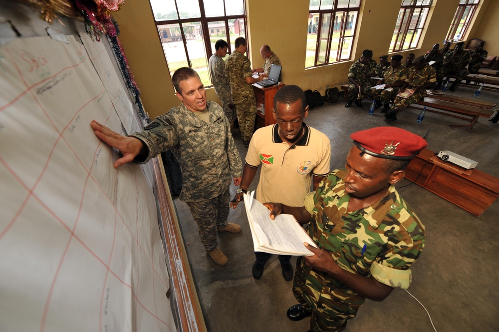 US, UK team up, prepare Burundi soldiers for civil affairs in Somalia