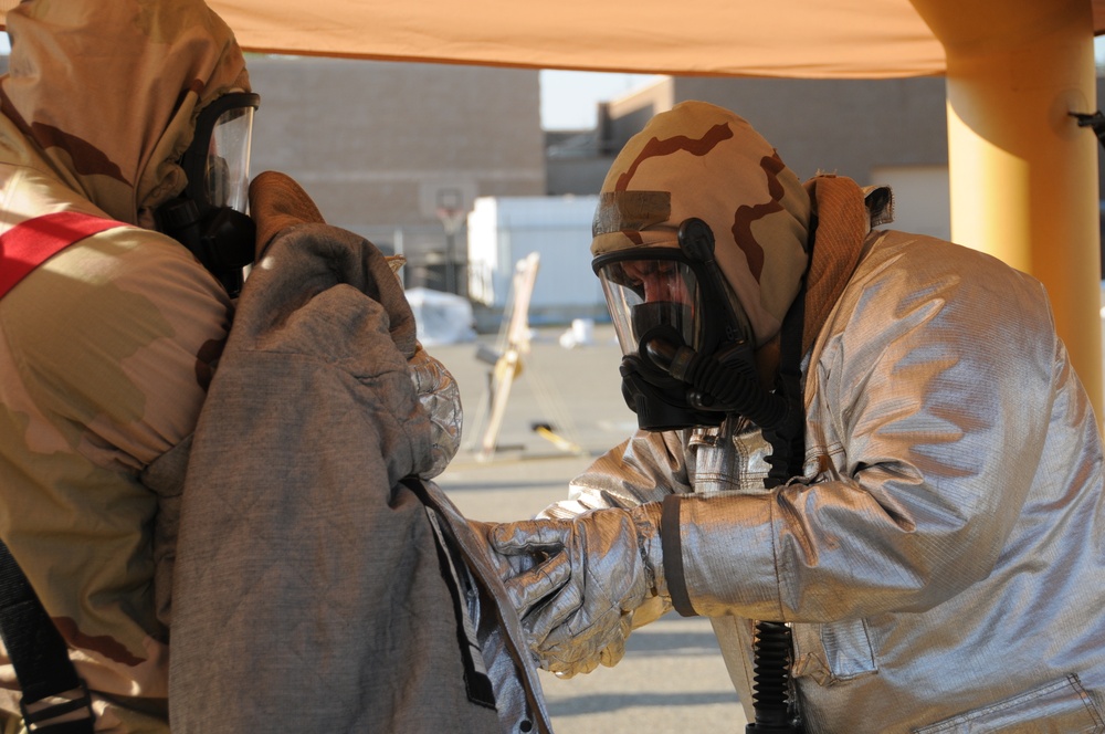 Removing J-list firefighter jacket