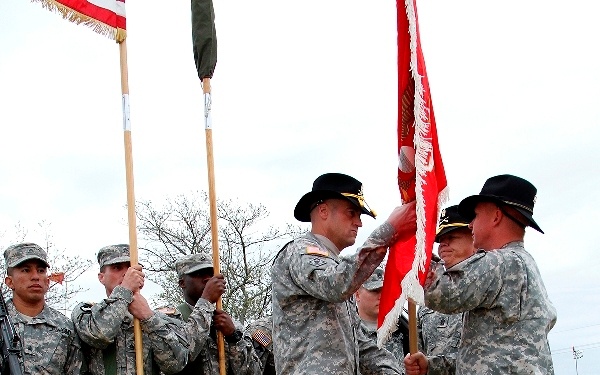 Engineer battalion sports new colors for new leader