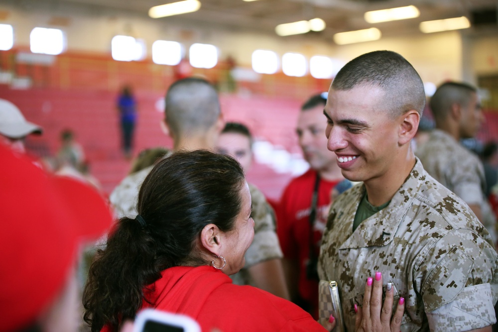 Photo Gallery: New Marines reunite with families on Parris Island