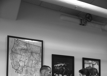 Honorable Jessica L. Wright, Under Secretary of Defense, visits 12th Marine Corps District.