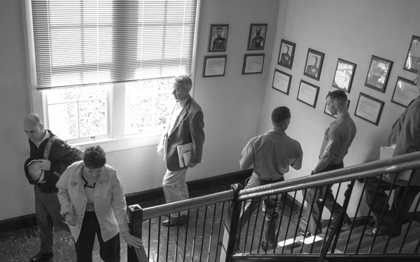 Honorable Jessica L. Wright, Under Secretary of Defense, visits 12th Marine Corps District