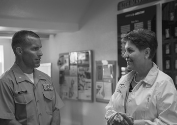 Honorable Jessica L. Wright, Under Secretary of Defense, visits 12th Marine Corps District
