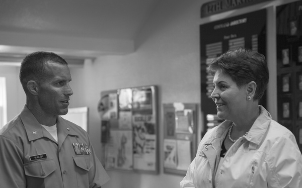 Honorable Jessica L. Wright, Under Secretary of Defense, visits 12th Marine Corps District