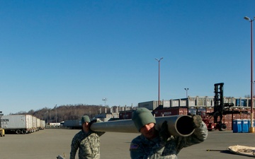 US Army Reserve Quartermasters make the military move