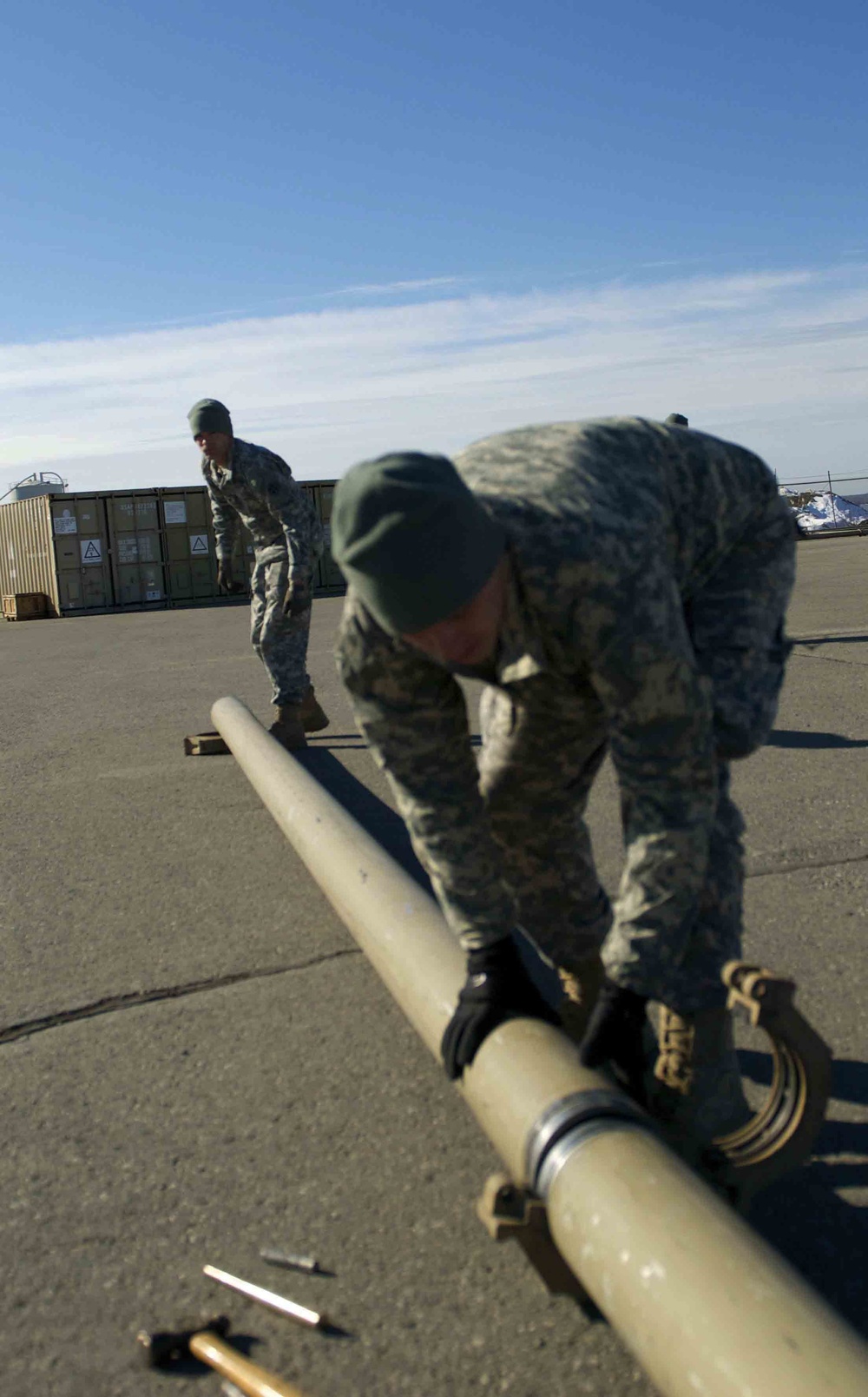 US Army Reserve Quartermasters make the military move