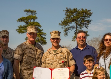 Explosive Ordnance Disposal Marine awarded Bronze Star