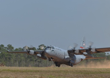 Georgia Air Guard pilots perform combat take-offs and landings close to home