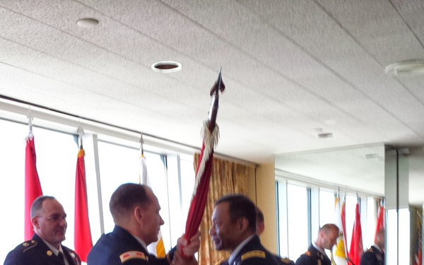 The US Army Corps of Engineers Southwestern Division holds Relinquishment of Command, retires general officer